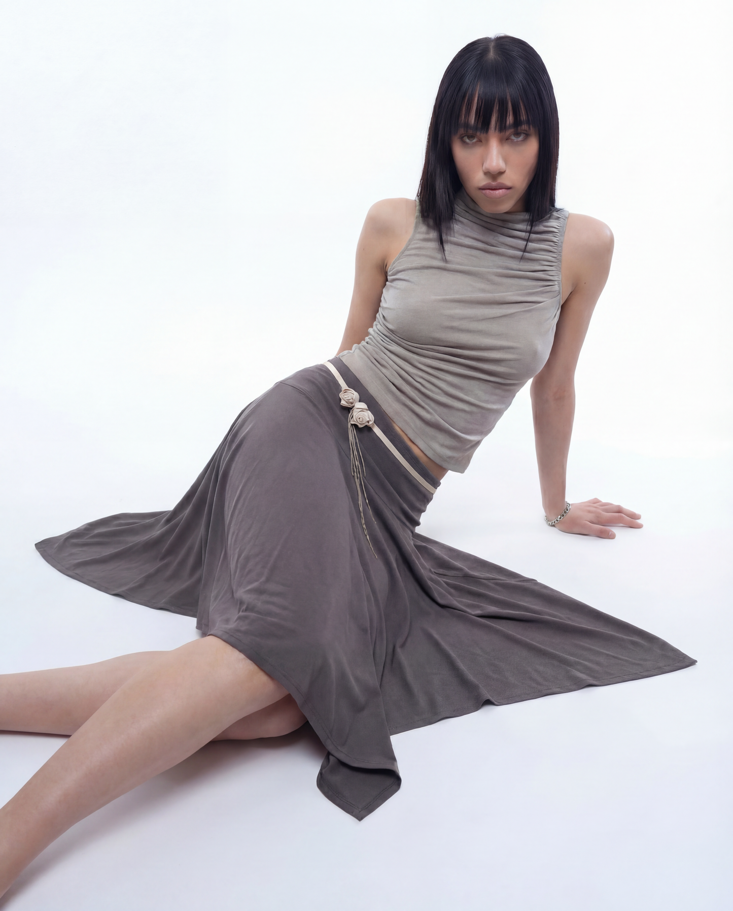 EFFORTLESS TOP IN SILVER