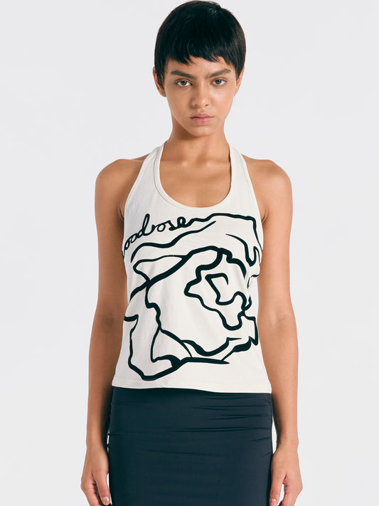 WOODROSE HAULTER TOP