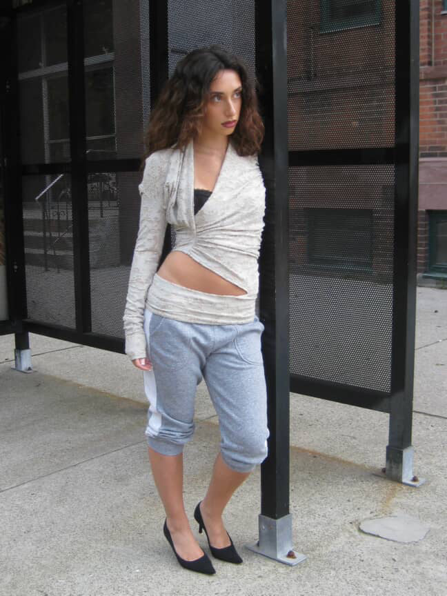Moonlight Top - Floral Grey