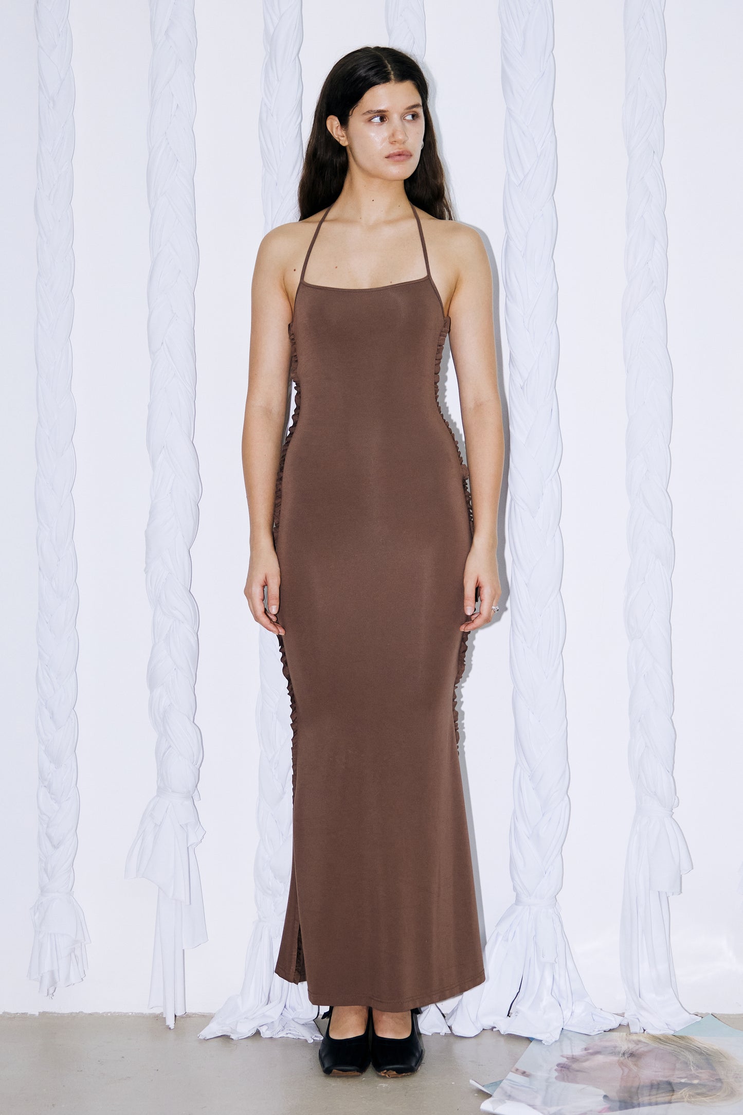 HALTER NECK MERMAID DRESS