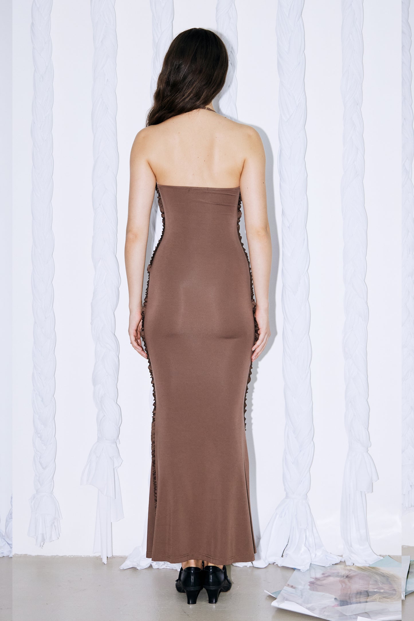 HALTER NECK MERMAID DRESS