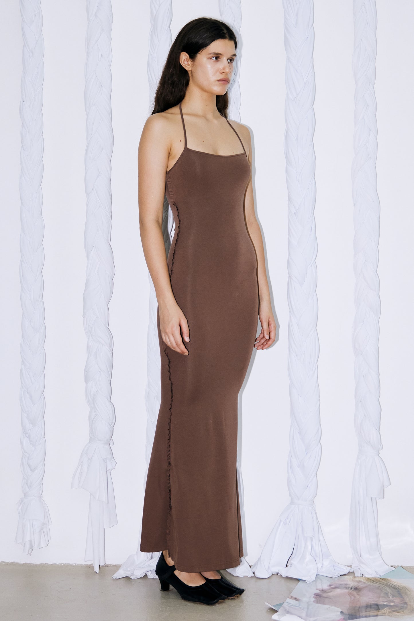HALTER NECK MERMAID DRESS