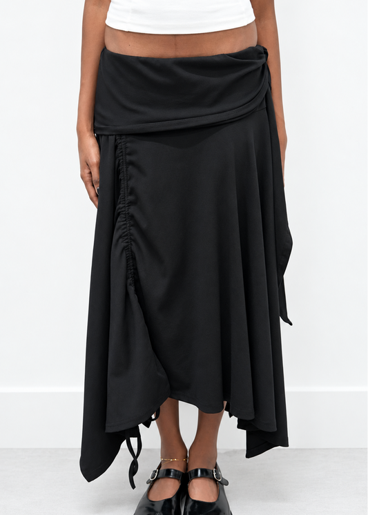 MIRAGE SKIRT IN BLACK