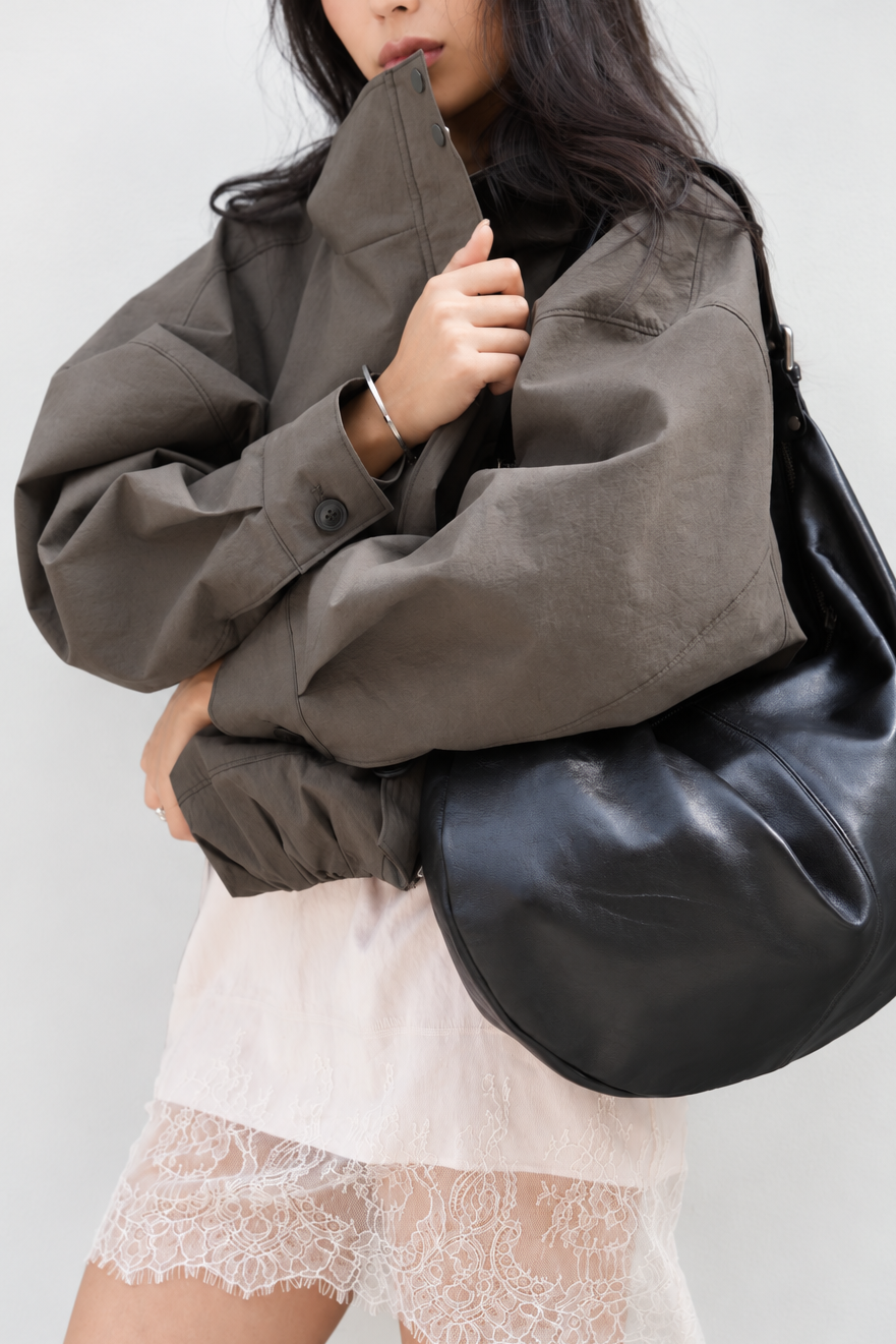 THE AIR JACKET IN DARK OLIVE
