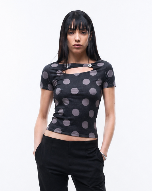 THE KEY POLKA DOTS TOP