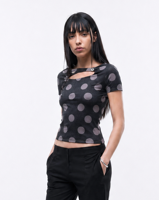 THE KEY POLKA DOTS TOP