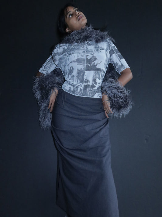 ALEXIA MIDI SKIRT
