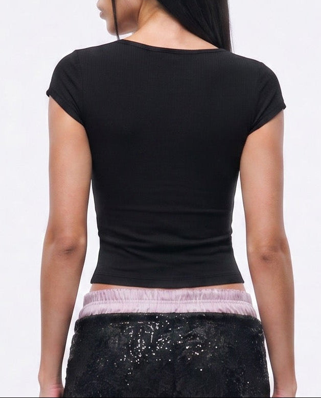Key Short Sleeve Black