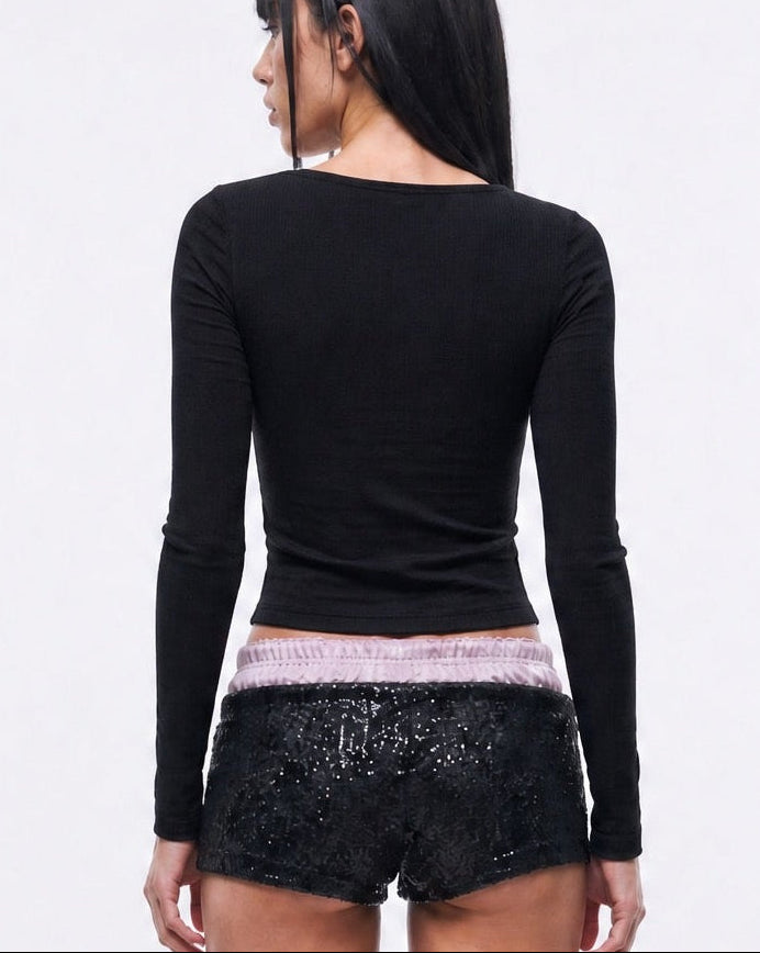 Key Long Sleeve Black