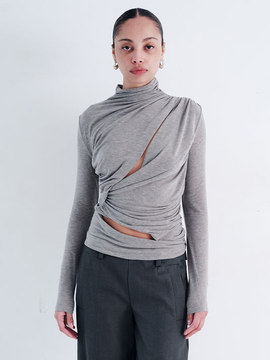 MOONLIGHT TOP IN GREY