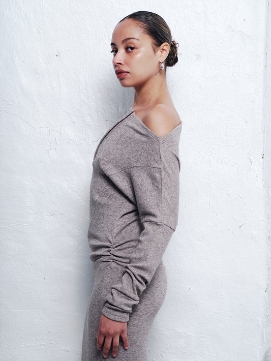 ALEXIA LONG DRESS IN OAT