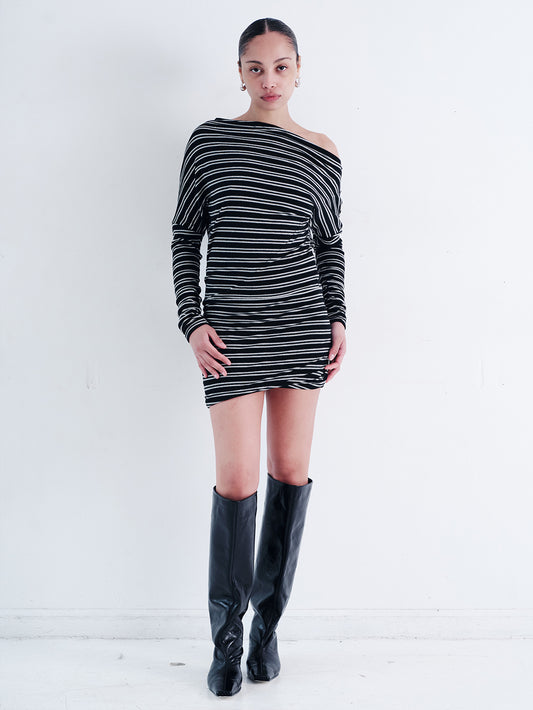 LESLIE DRESS IN STRIPE