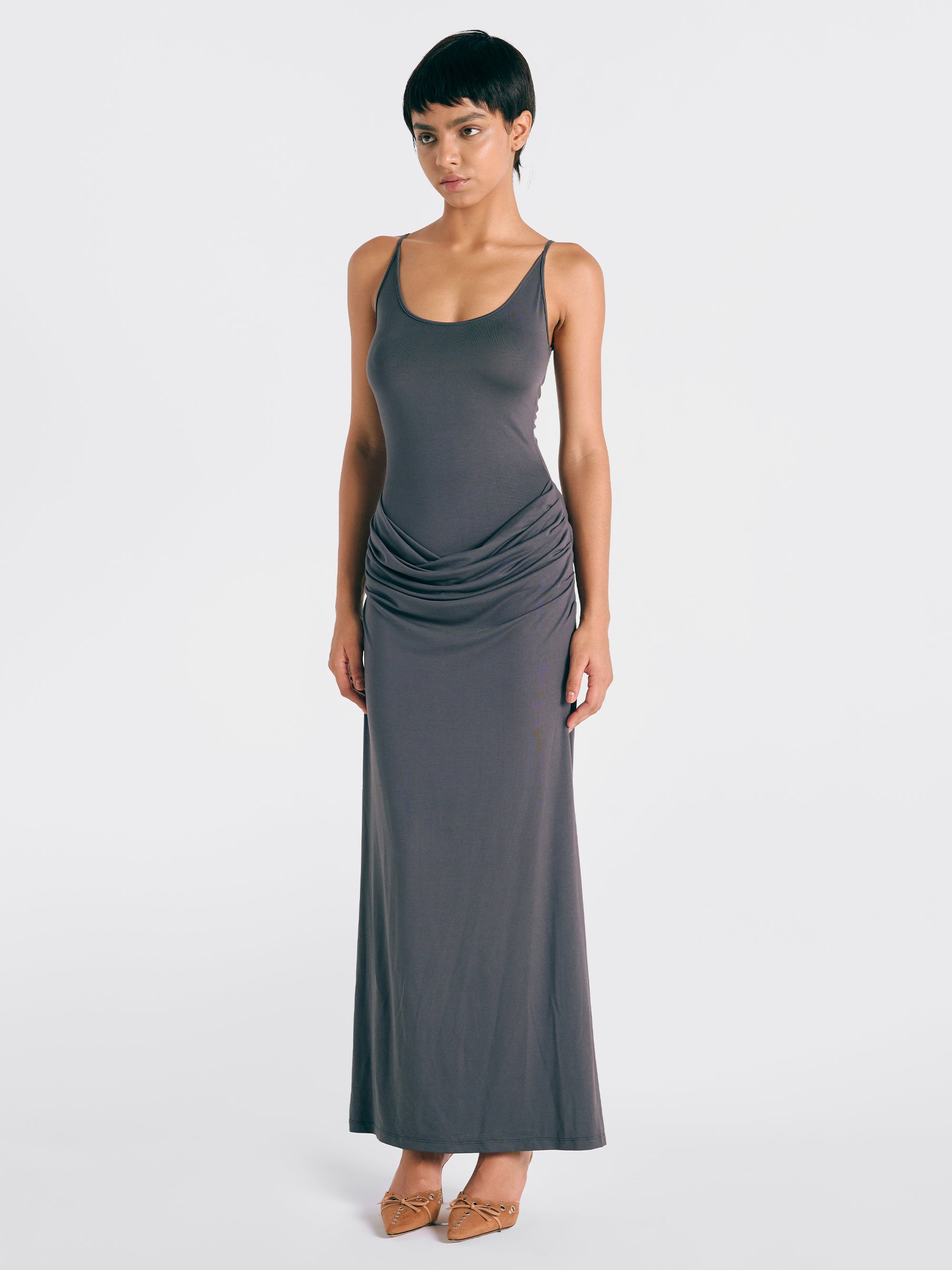 Full Moon Dress - Slate Grey