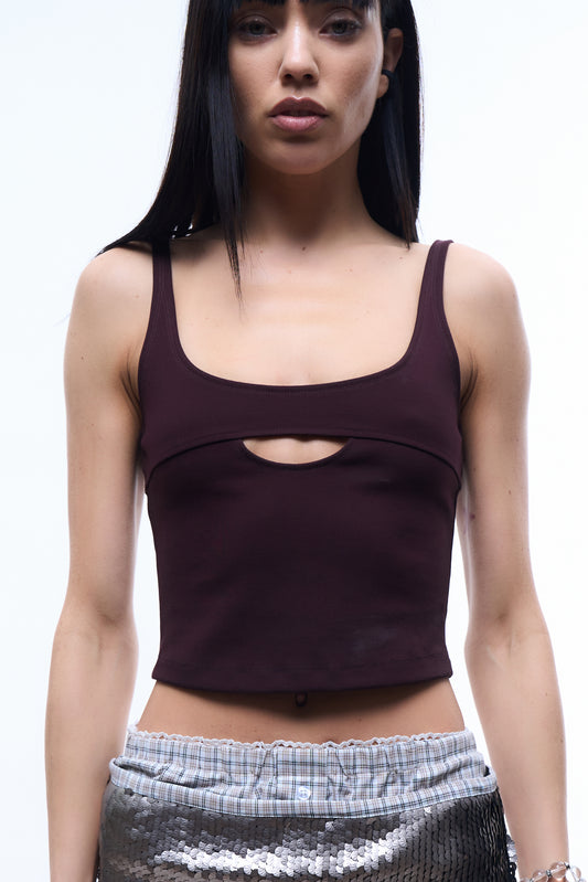WINK TANK TOP PLUM